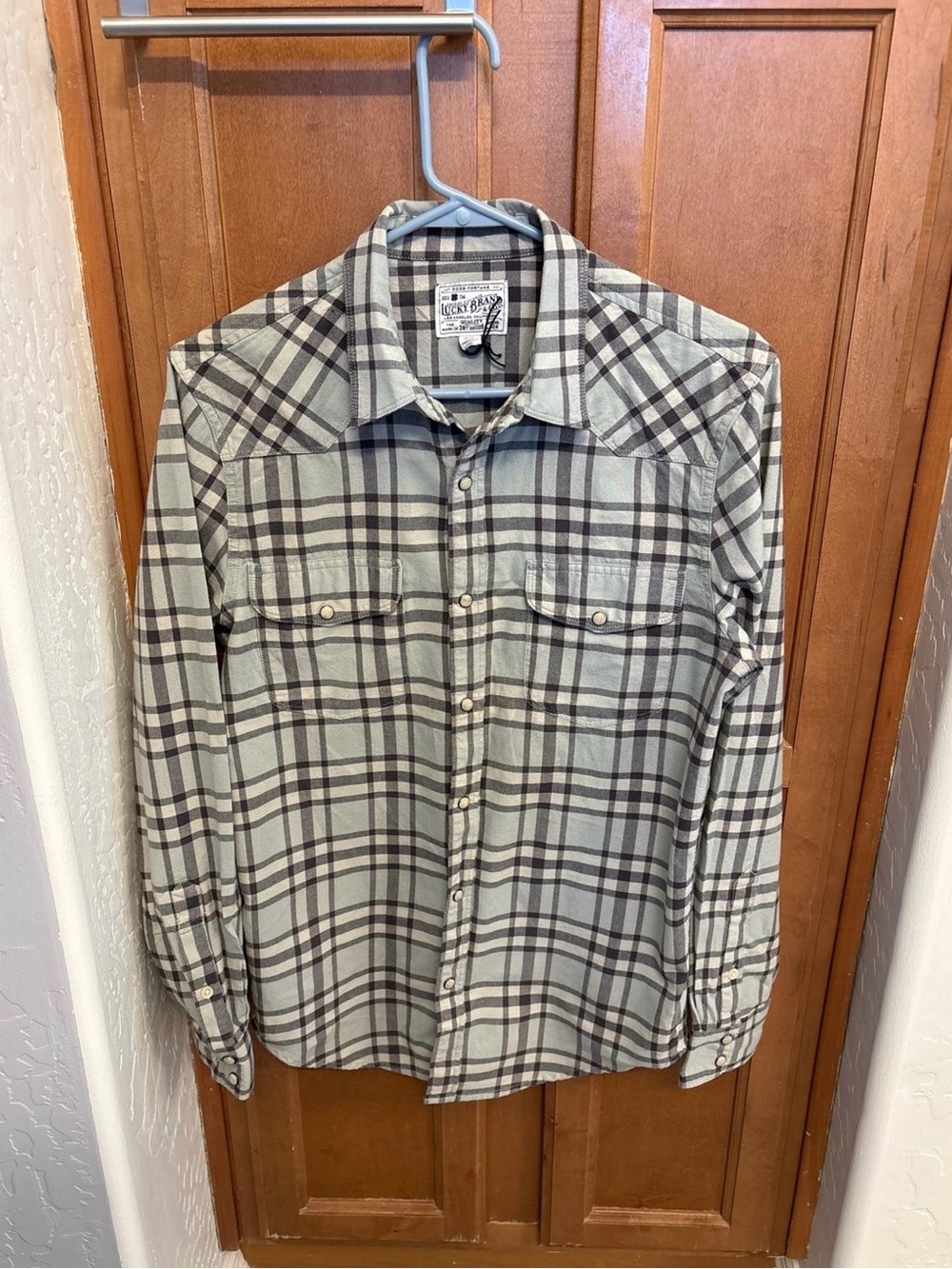 Lucky Brand Men's Plaid Button-Up Shirt